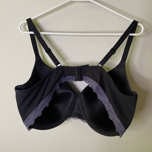 Adore Me black/purple bra - Picture 3 of 4